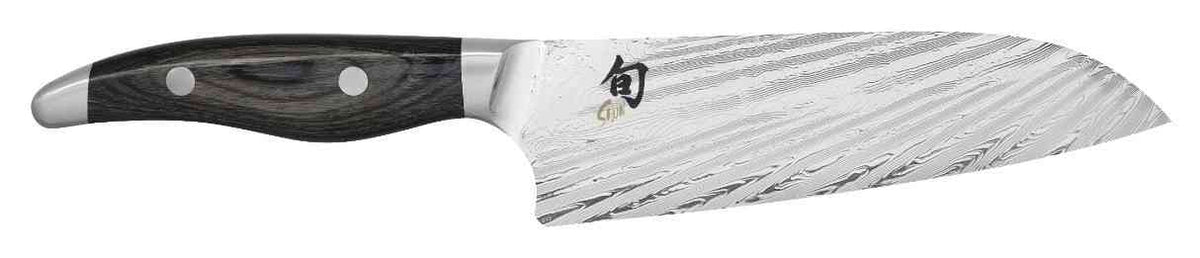 KAI Shun Nagare Black NDC-0702S, couteau santoku à lame de 18 cm