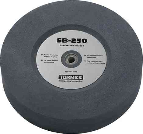 Tormek SB-250 Blackstone Silicon, meule 250 × 50 mm pour aciers HSS