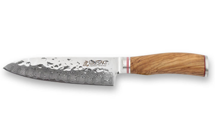 Wusaki 8003 Couteau Santoku lame de 17 cm Damas -