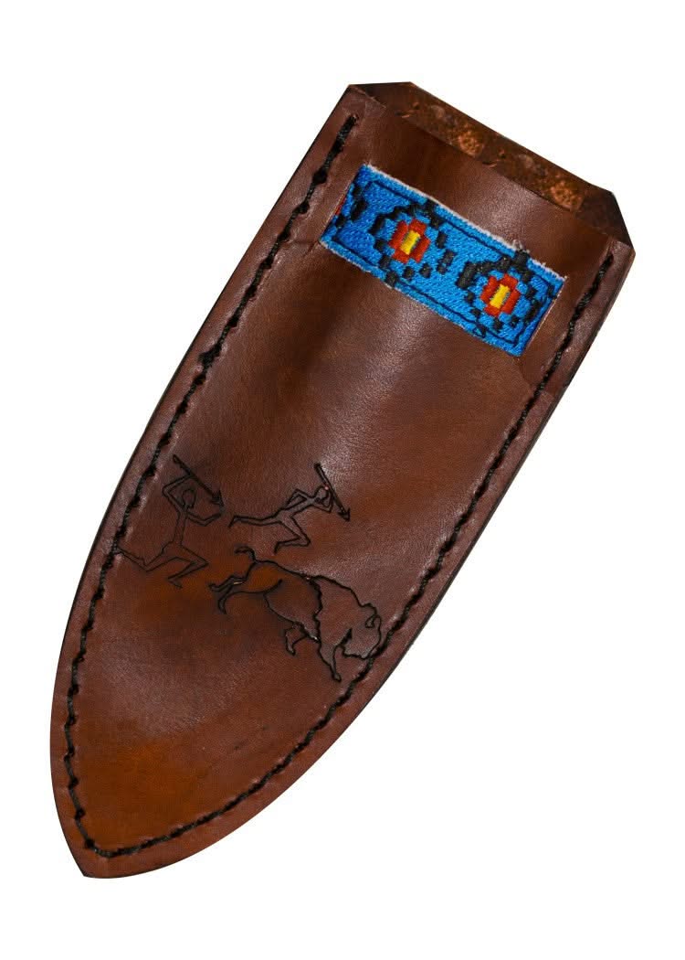 Condor Blue River Skinner 60046, couteau de chasse avec étui cuir