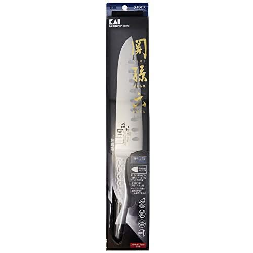KAI AB-5157 Seki Magoroku Shoso, santoku alvéolé à lame de 16,5 cm