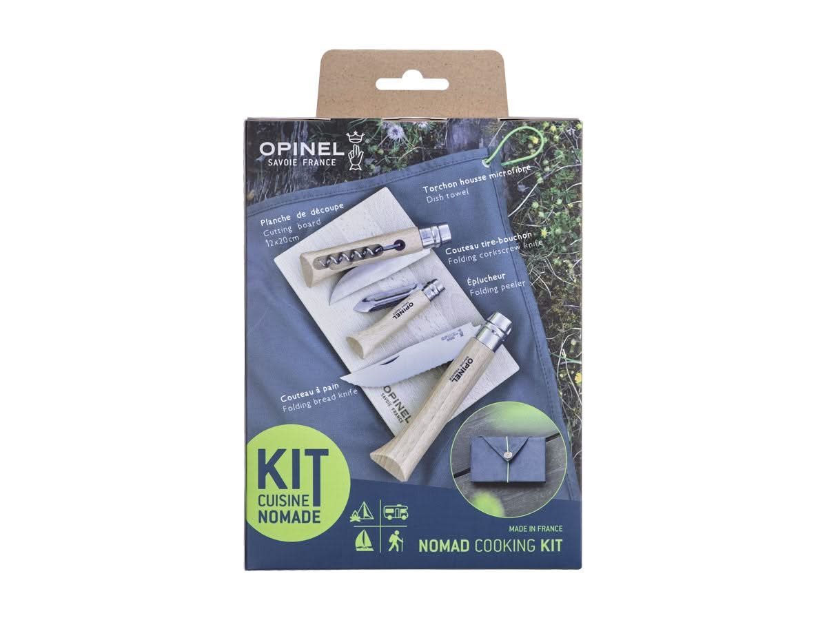 Opinel Kit Cuisine Nomade avec N°10 Tire-Bouchon