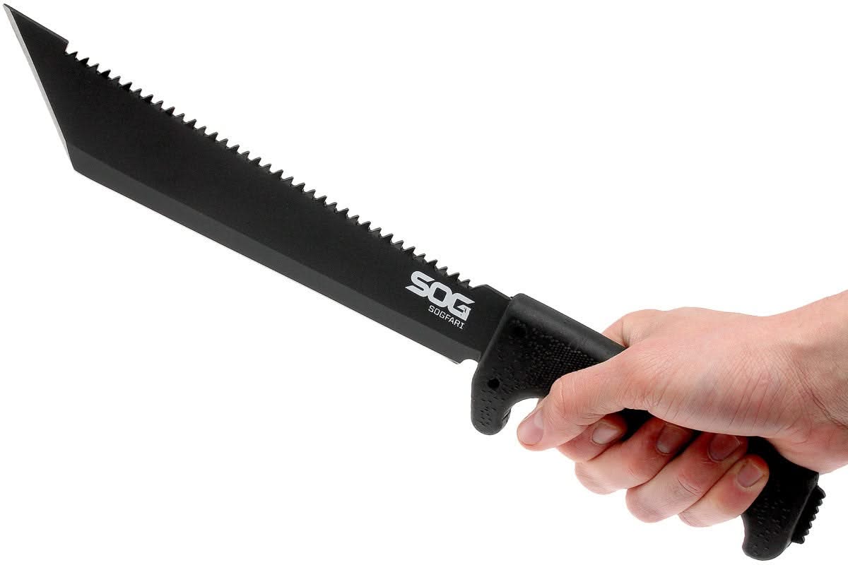 SOG MC-04 SOGfari Tanto avec dos scie – Coutellerie Marcin