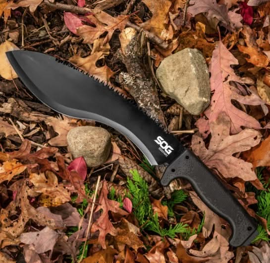 SOG MC11-N Kukri Machete avec dos scie – Coutellerie Marcin