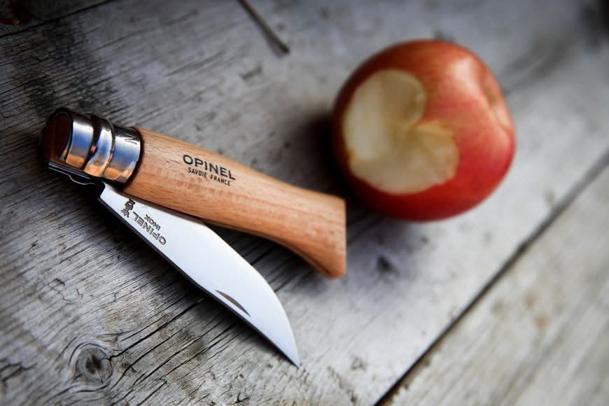Opinel N°08 Inox – couteau pliant, lame 8,5 cm – Coutellerie Marcin