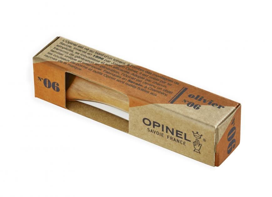 Opinel N°06 Olivier – couteau pliant inox 7 cm