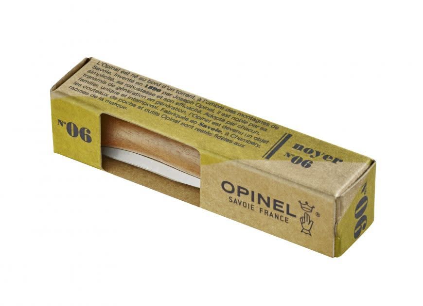 Opinel N°06 Noyer – couteau pliant inox 7 cm