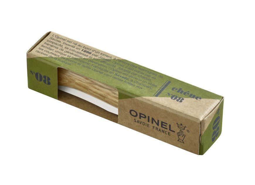 Opinel N°08 Chêne – couteau pliant inox 8,5 cm