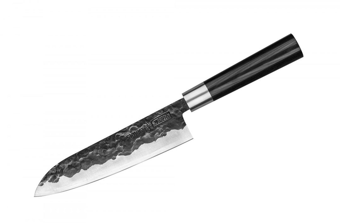Samura Série BlackSmith Couteau Santoku Damas SBL-0095 ( SBL00-95 ) Lame de 18,2 cm -
