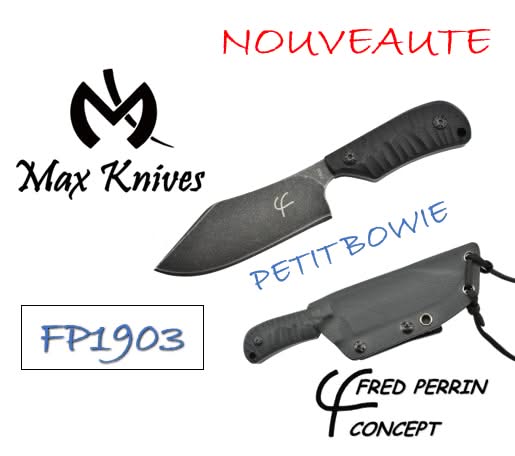 Fred Perrin FP1903 Petit Bowie G10 – couteau fixe