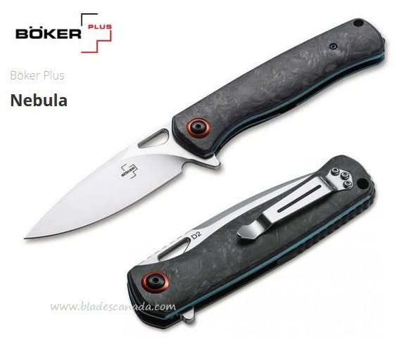 Boker 01BO319 Nebula Manche Carbone - 