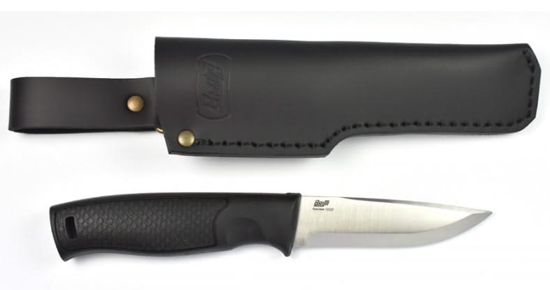 Brisa Hiker 95 23001, couteau fixe avec étui en cuir