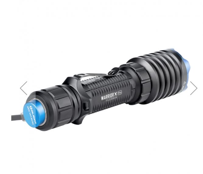 Olight Warrior X Pro noire, lampe tactique rechargeable