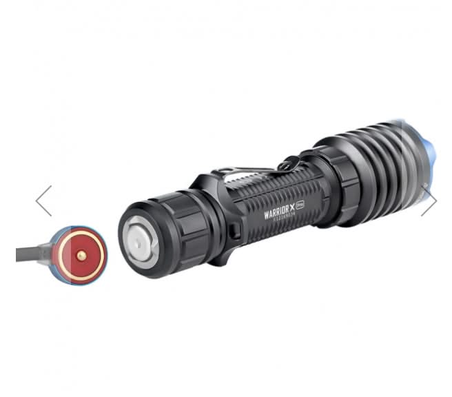 Olight Warrior X Pro noire, lampe tactique rechargeable