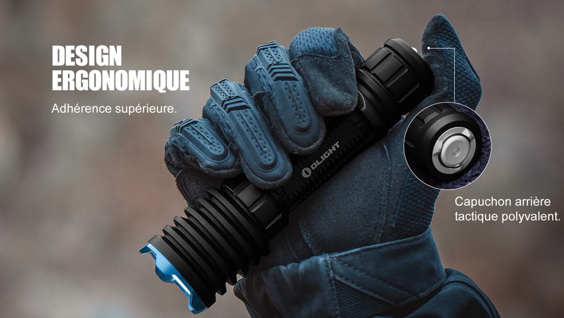 Olight Warrior X Pro noire, lampe tactique rechargeable