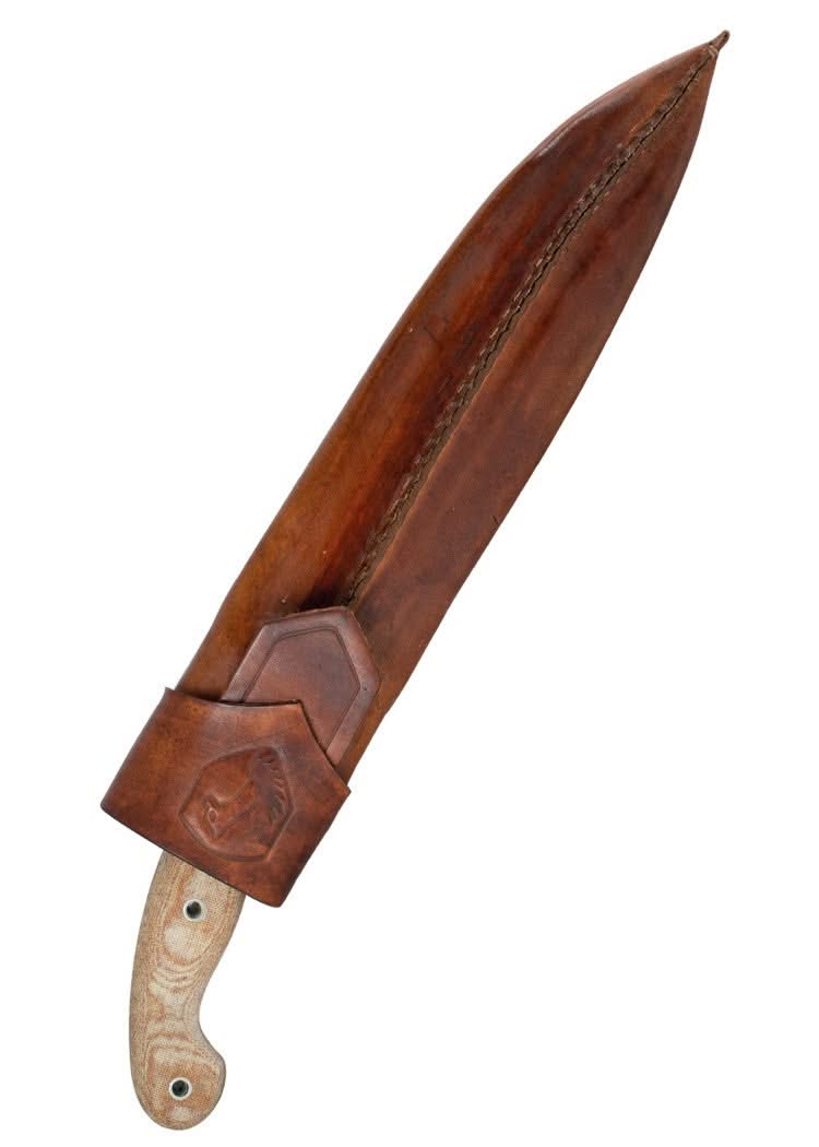 Condor Primitive Bush Mondo 63824, couteau fixe en Micarta