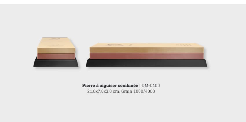 Nouveauté 2020 Pierre à aiguiser Japonaise Kai DM-0400 ( DM0400 ) 1000/4000 - 