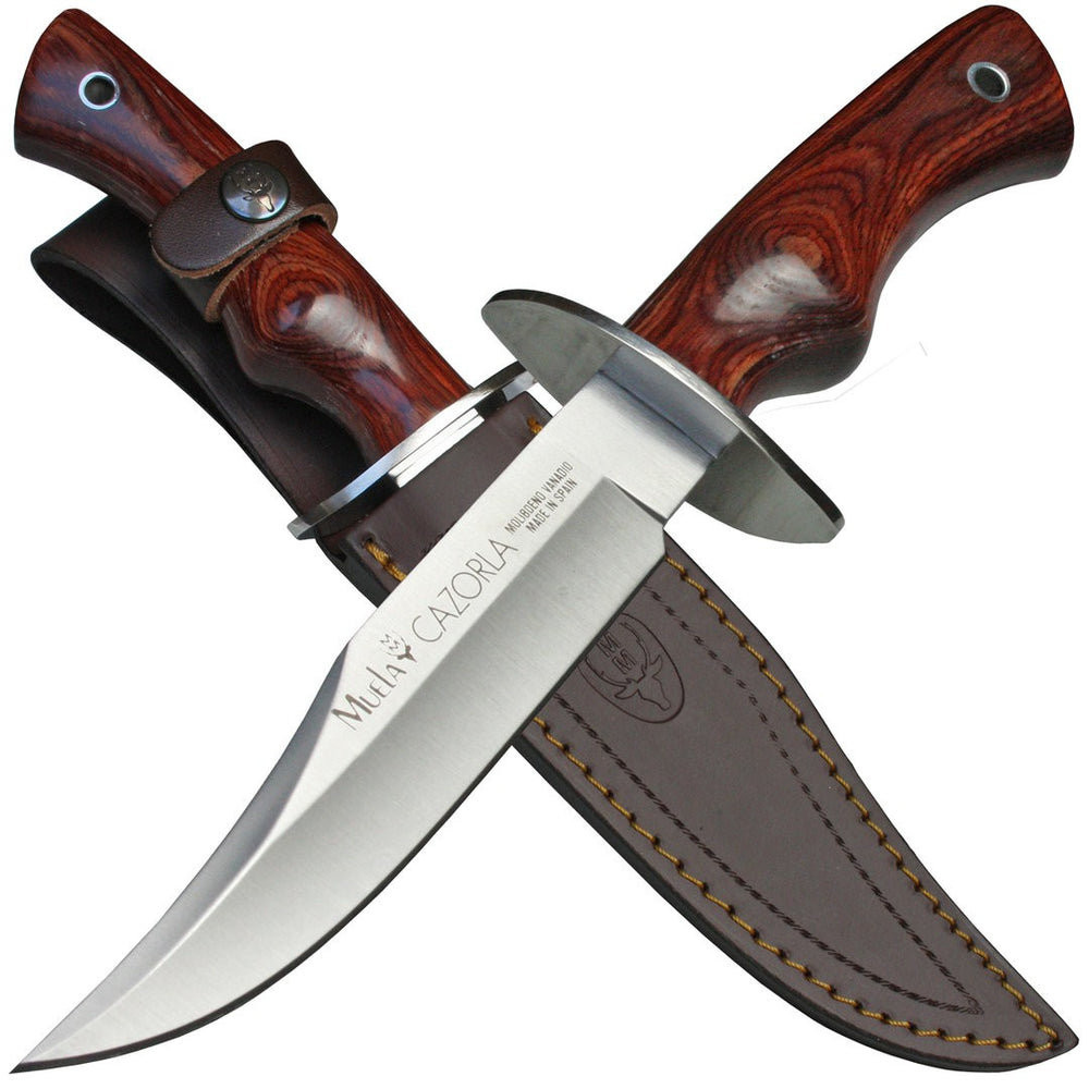 Couteau de chasse Bowie Muela CAZR Cazorla Legno Lame Bowie de 16 cm -