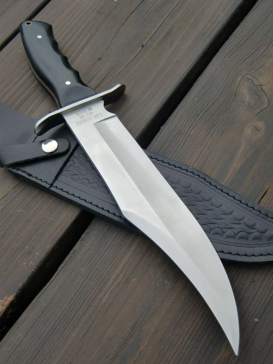 Magnifique grand couteau Bowie lame de 25 cm - 