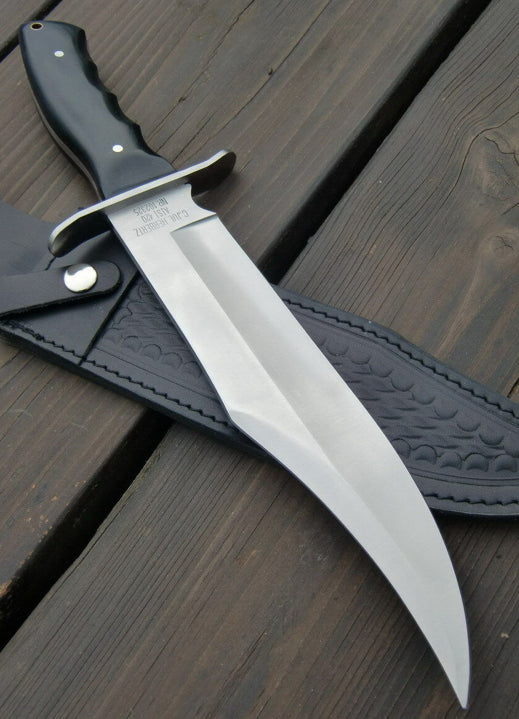 Magnifique grand couteau de chasse Bowie lame de 25 cm - 