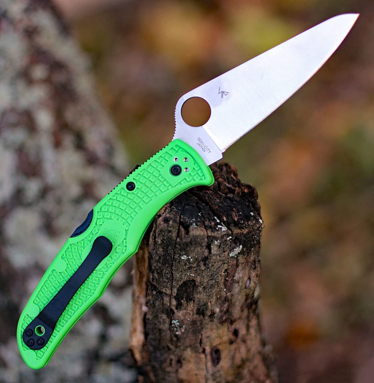 Spyderco C91FPGR2 Pacific 2 Salt LC200N SE Green - 
