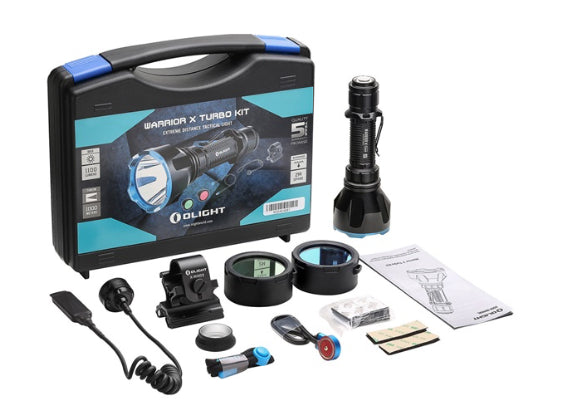 Olight Warrior X Turbo Noir Kit Torche Puissante -