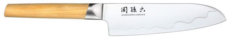 Kai MGC-0402 ( MGC0402 ) Seki Magoroku Composite Santoku 16,5 cm - 