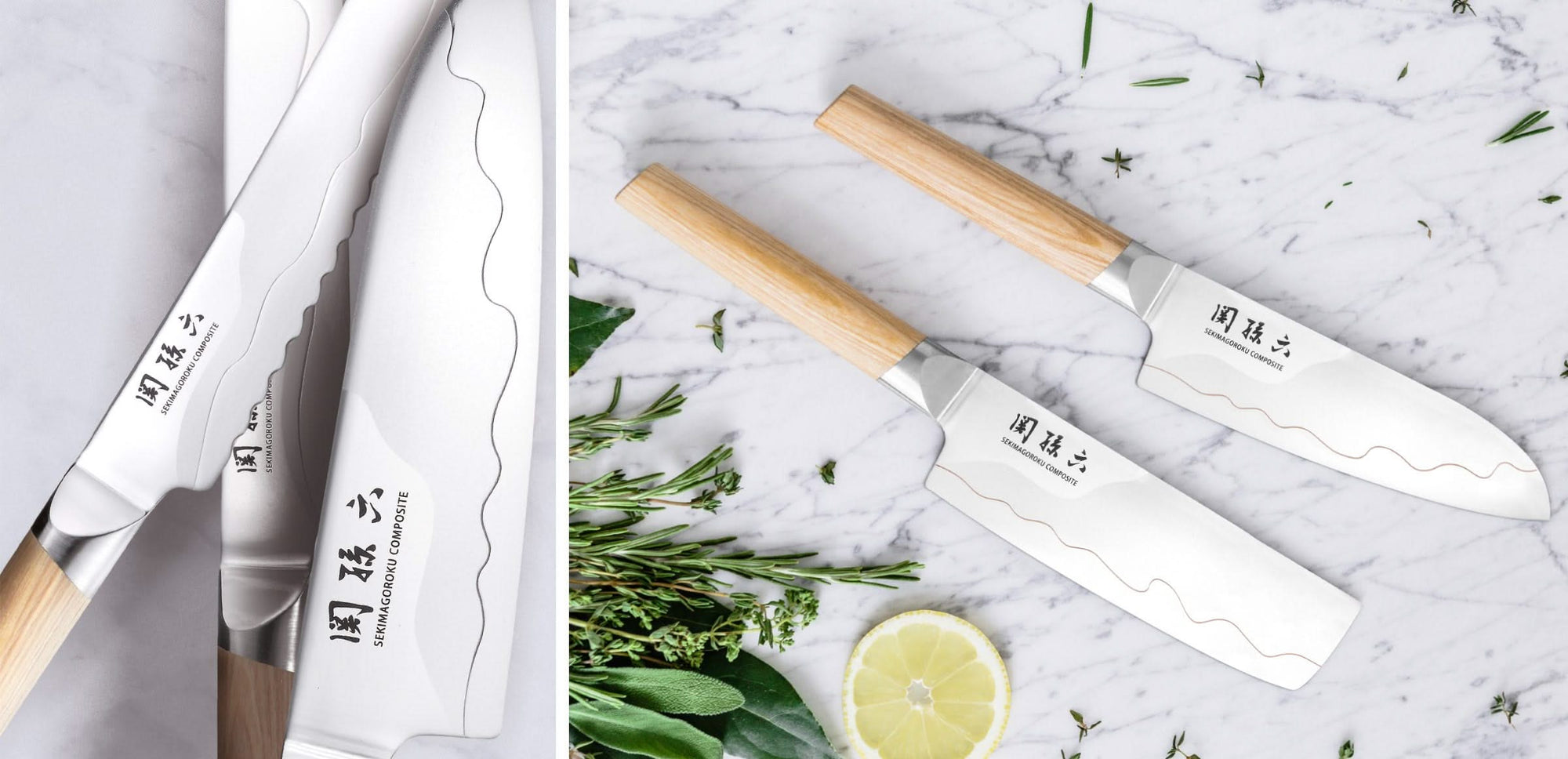 Kai MGC-0402 ( MGC0402 ) Seki Magoroku Composite Santoku 16,5 cm - 