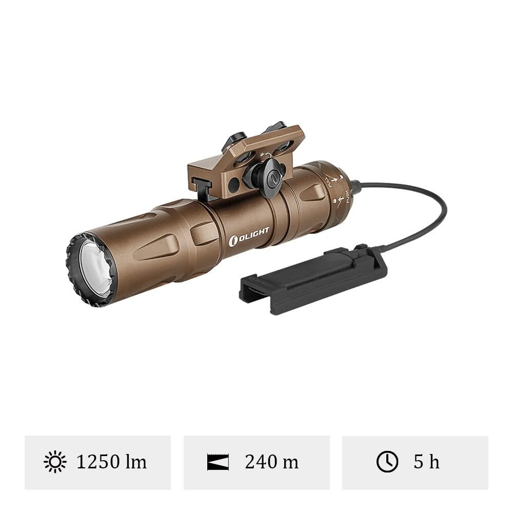 Olight Odin Mini Tan - Lampe Torche LED Tactique - 