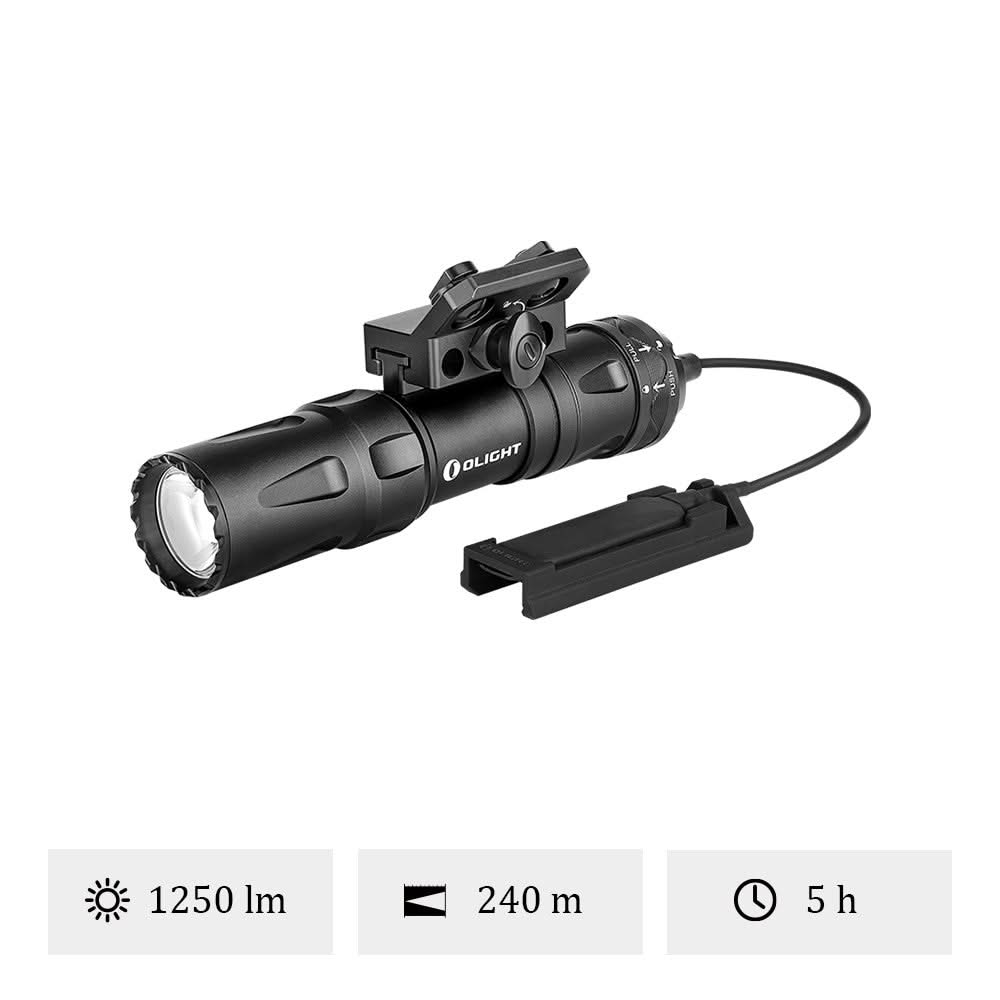 Olight Odin Mini Noir - Lampe Torche LED Tactique - 