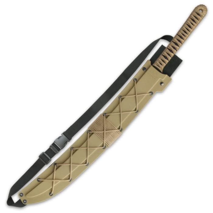 United Cutlery UC3272 Black Ronin Tan Combat Wakizashi - 