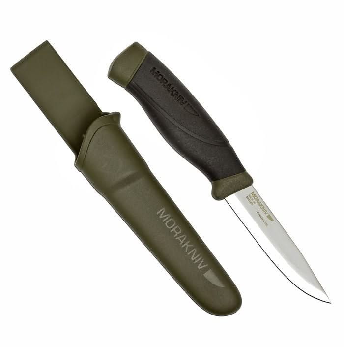 Morakniv Companion HeavyDuty 12210 Military Green avec étui