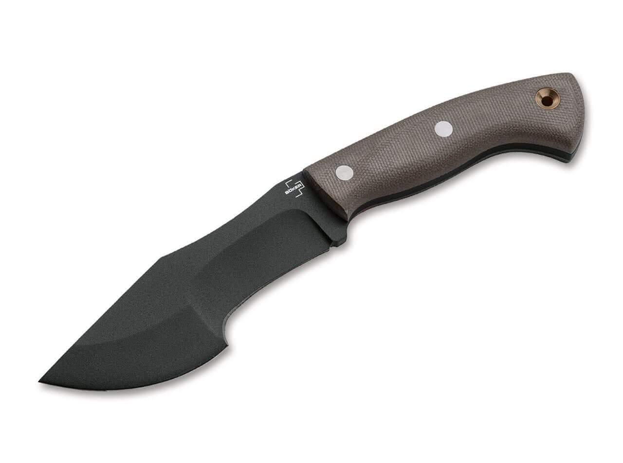 Boker 02BO027 Mini Tracker Micarta Lame de 13,5 cm acier 1095 - 
