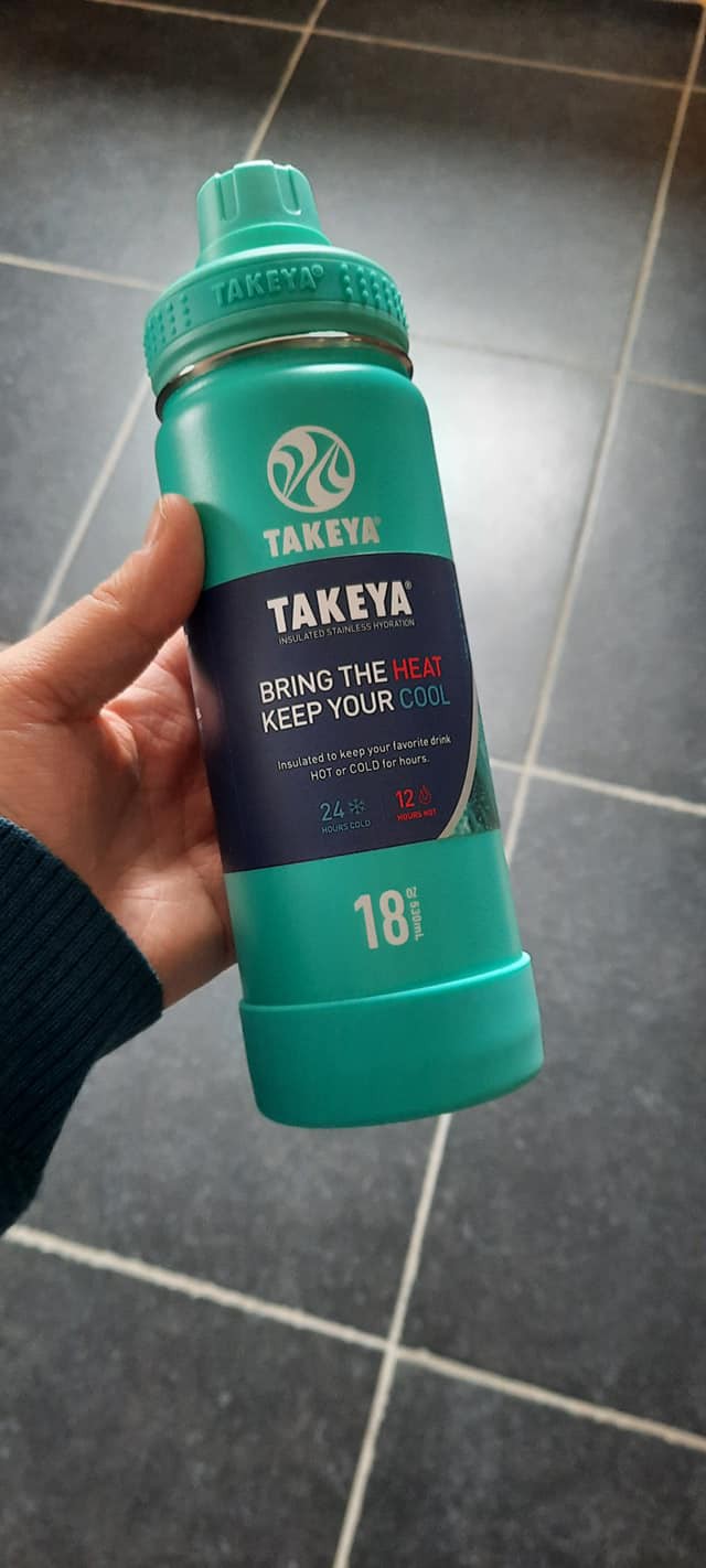 Takeya Actives Bouteille isotherme 18oz/530ml Teal 51068 - 