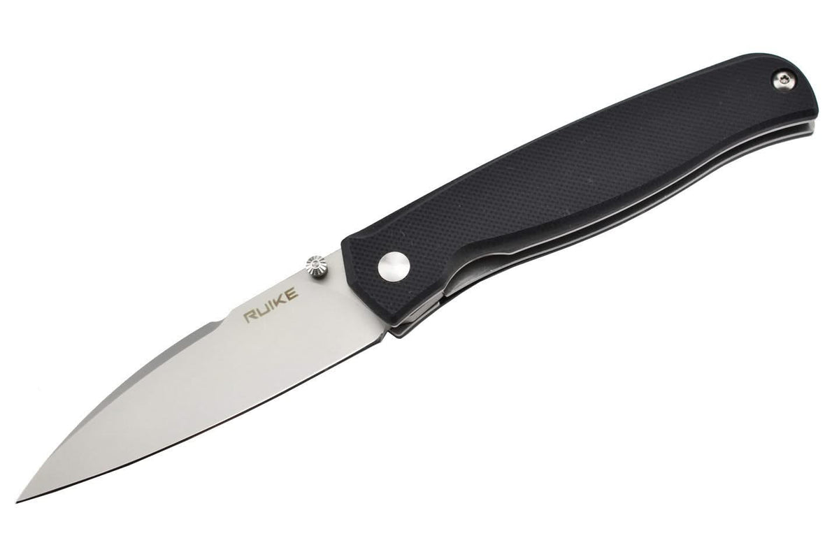 Ruike P662-B lame acier 14C28N manche en G10 - 