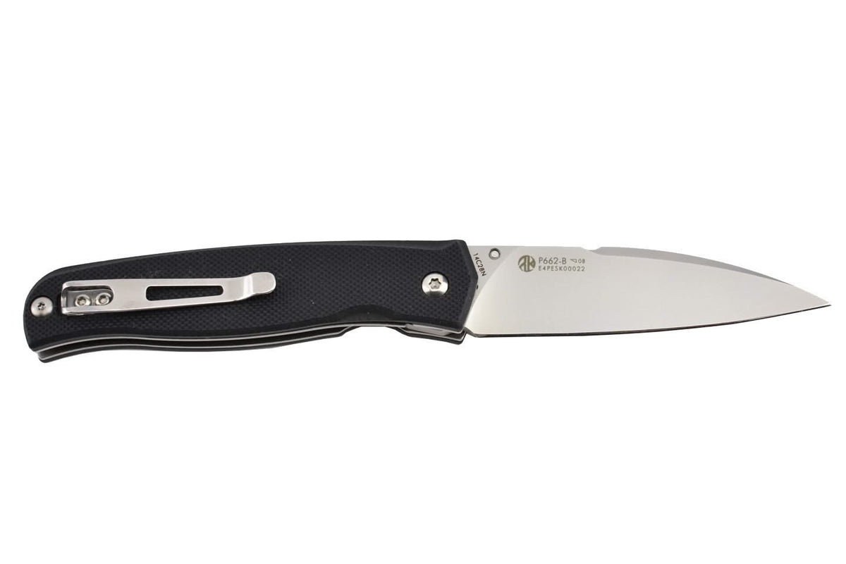 Ruike P662-B lame acier 14C28N manche en G10 - 