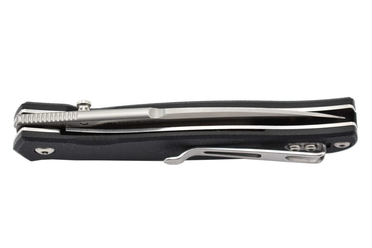 Ruike P662-B lame acier 14C28N manche en G10 - 