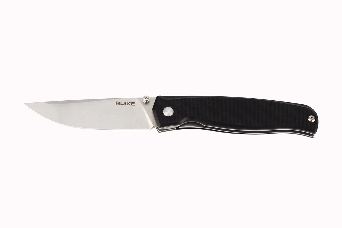 Ruike P661-B lame acier 14C28N manche en G10 -