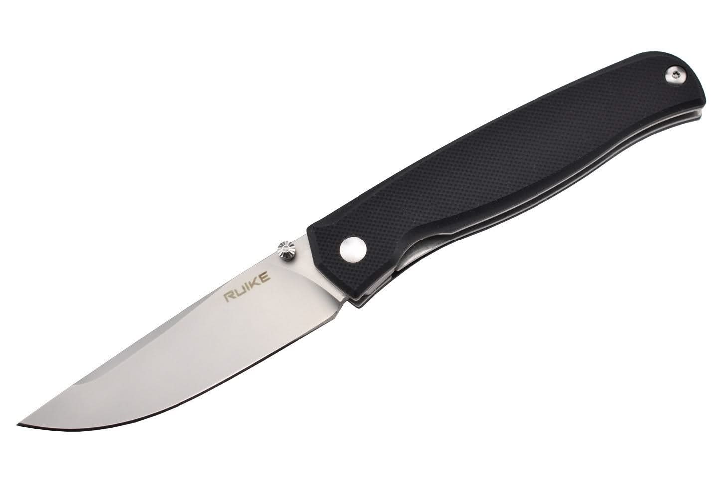 Ruike P661-B lame acier 14C28N manche en G10 - 