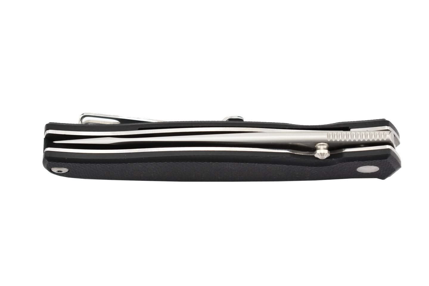Ruike P661-B lame acier 14C28N manche en G10 - 
