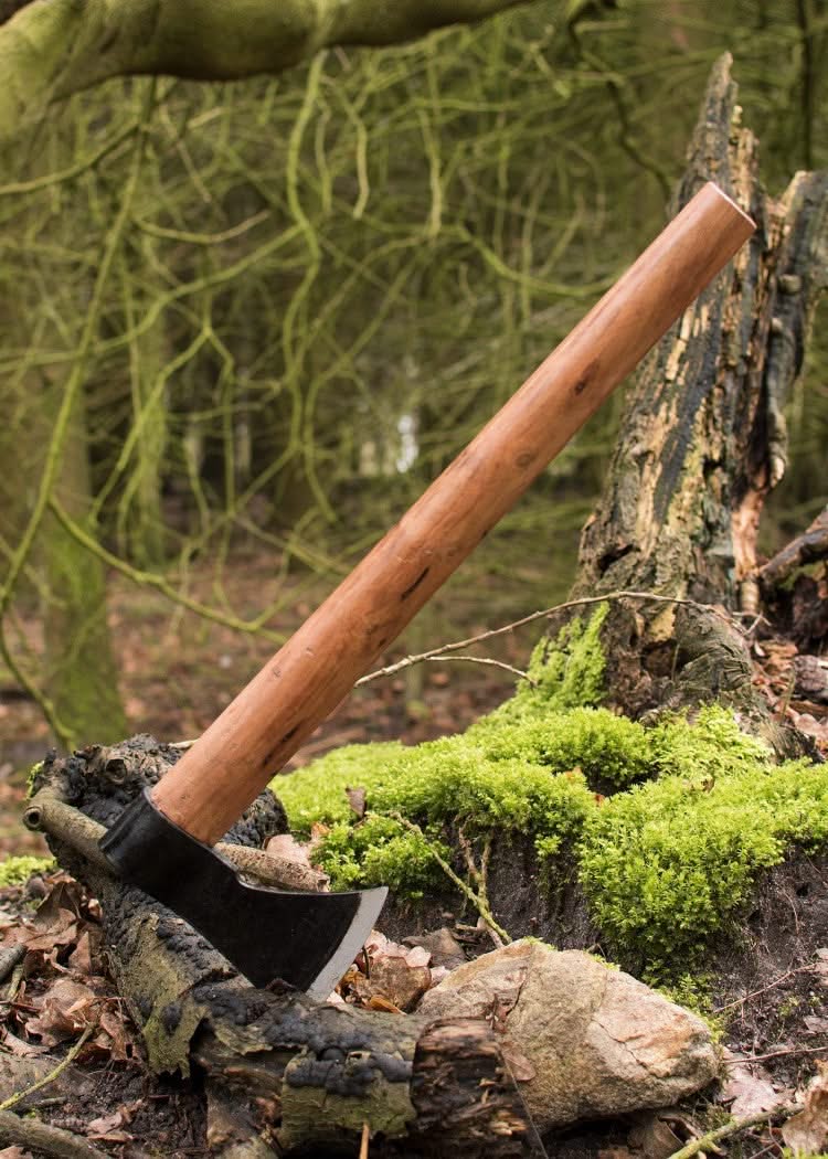 Wiking Hache forgée à la main en acier au carbone de haute qualité - 
