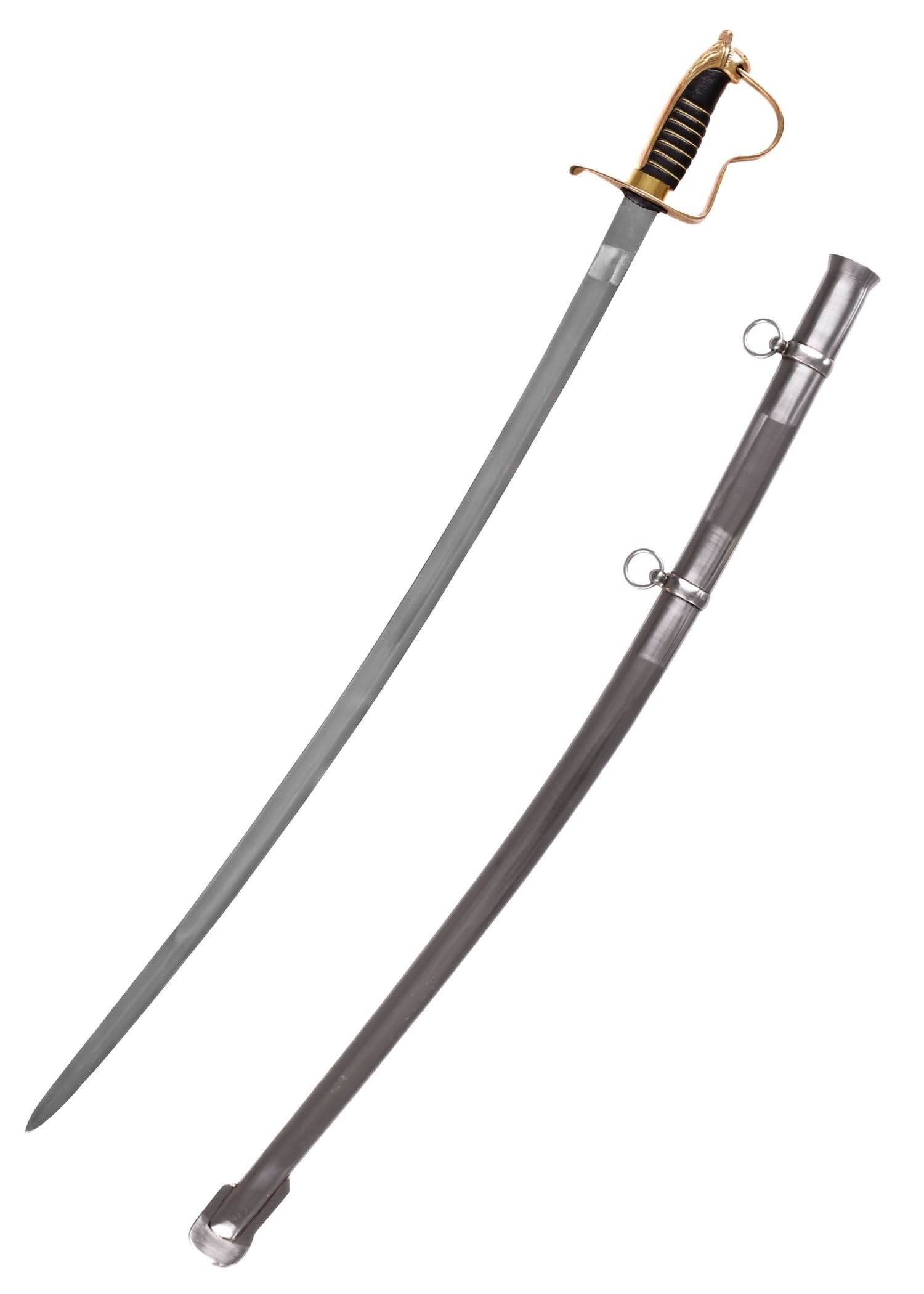 Wiking Sabre d'officier prussien avec fourreau en acier 0101003122 - 