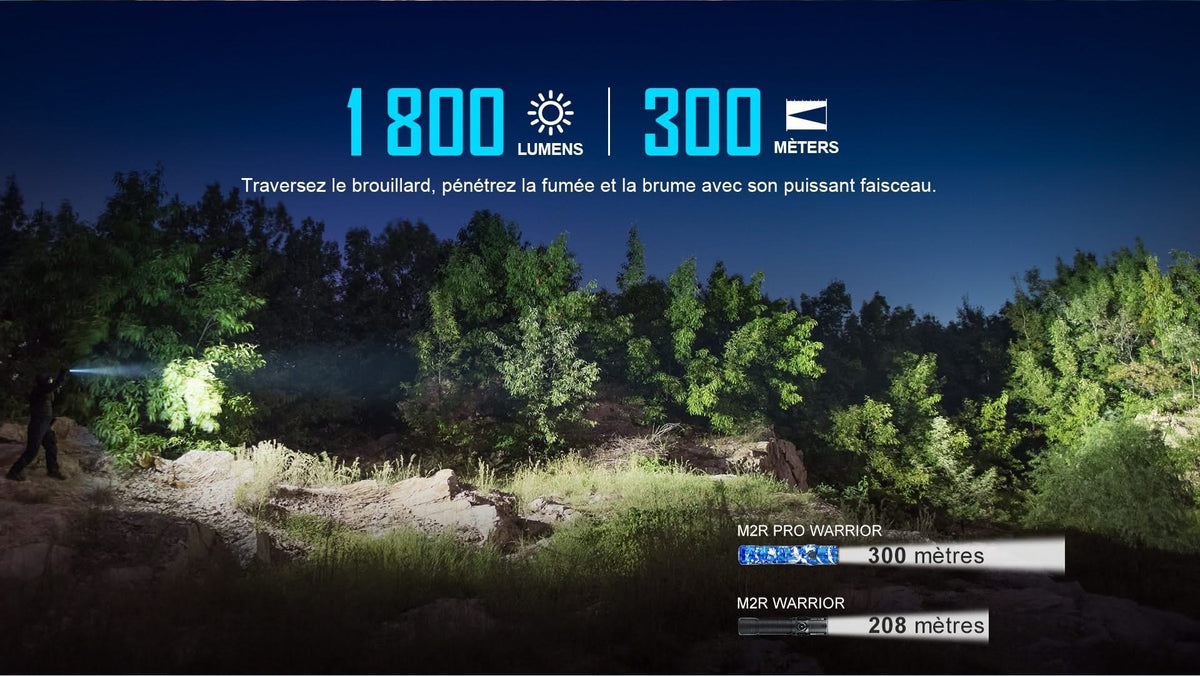 Olight M2R Pro Warrior Camouflage Océanique - 