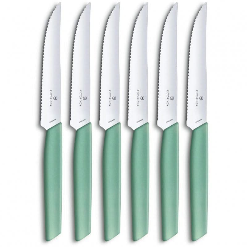 Pack de 6 Couteaux à steak et de table Swiss Modern Nouveau modèle 2021 - 