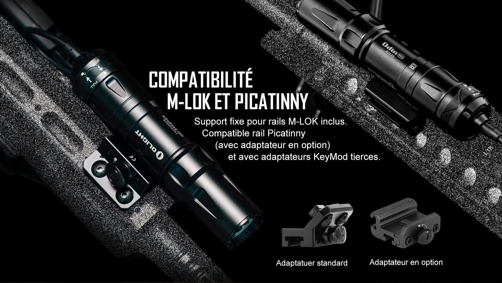 Olight Odin Mini Noir - Lampe Torche LED Tactique - 