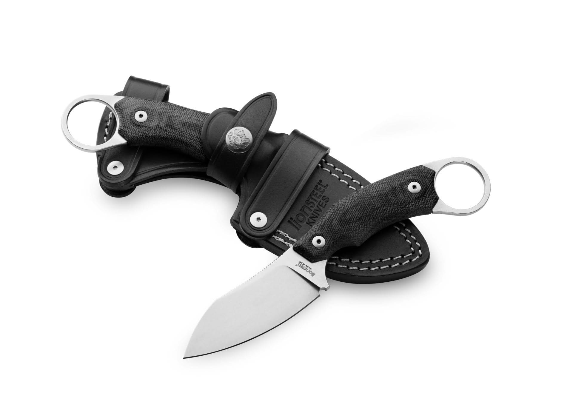 Lionsteel H1 GBK Skinner M390 G10 Noir - 
