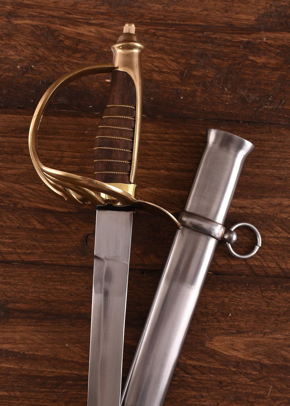 Wiking Sabre de cavalerie US, manche marron - 