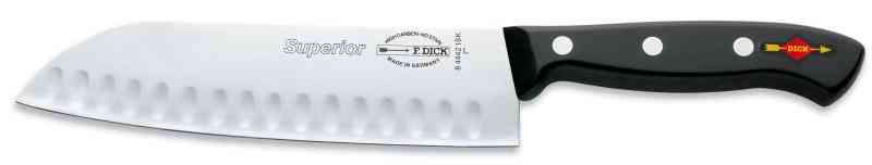 Santoku F. DICK Superior alvéolé 18 cm – vue principale