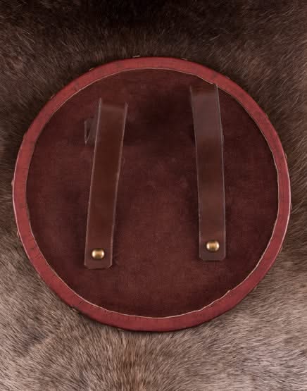 Wiking Mini-Targe, petit bouclier rond écossais avec raccords en laiton - 