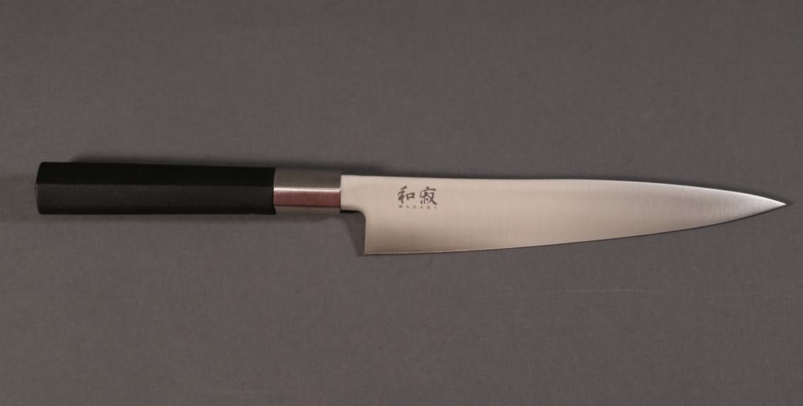 Couteau flexible à fileter KAI Wasabi Black 6761F, lame de 18 cm